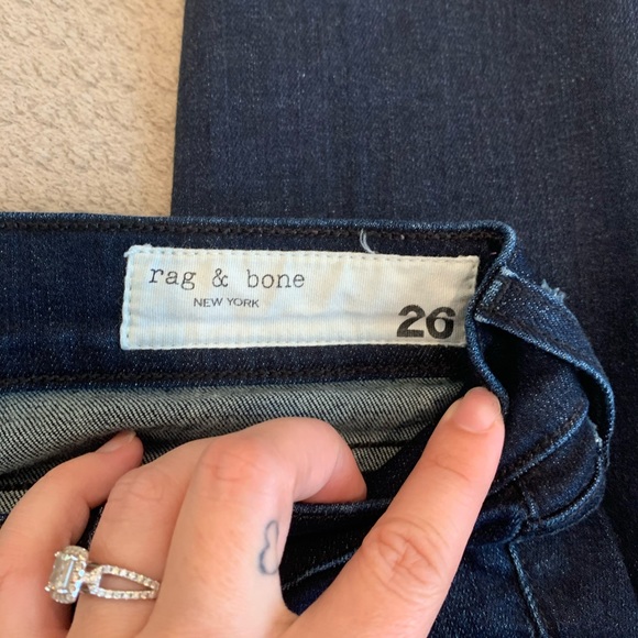 Rag & bone skinny jeans sz 26 - Picture 2 of 3